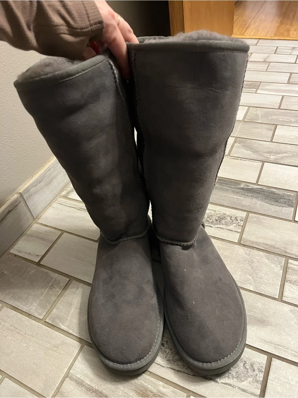 UGG women's tall Boot - Charcoal Gray